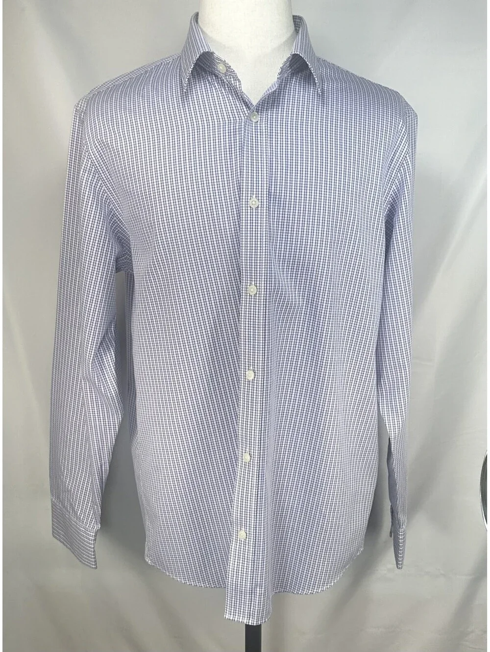 Banana Republic Non-Iron Classic Fit Button Up Purple Mens L